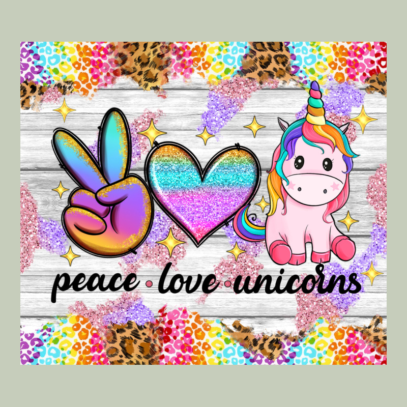 Peace Loeve Unicorns Ladies Tee by CowGirlArtShop | Teevron