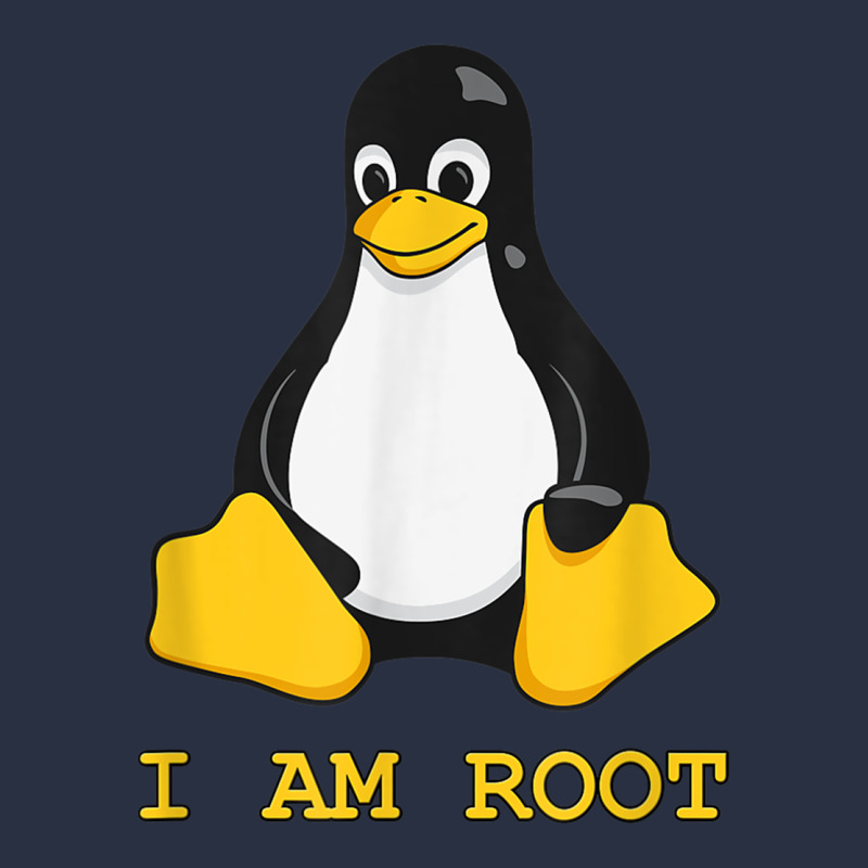 Linux Mascot Tux The Penguin I Am Root Tshirt Men Women Kids Heavyweight Sweatshirt by PixelFlow | Teevron