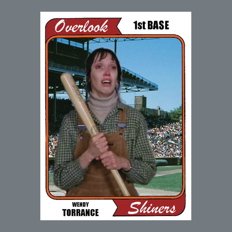 Wendy Torrance Vinatge Baseball Card Heavyweight Sweatshirt by PixelFlow | Teevron