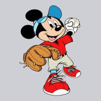 Micky-playing-baseball-cartoon-illustration-- Heavyweight Sweatshirt | Teevron