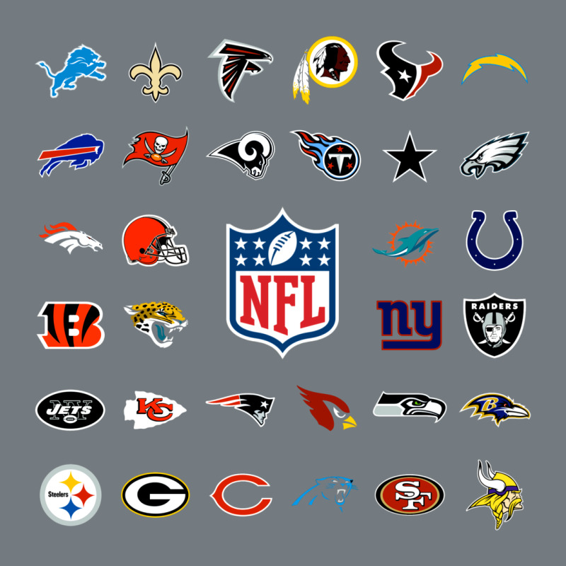 American Football Team Collage    Wall Art Heavyweight Sweatshirt by PixelFlow | Teevron