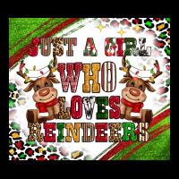 Just A Girl Who Loves Reindeer Ladies Tee | Teevron
