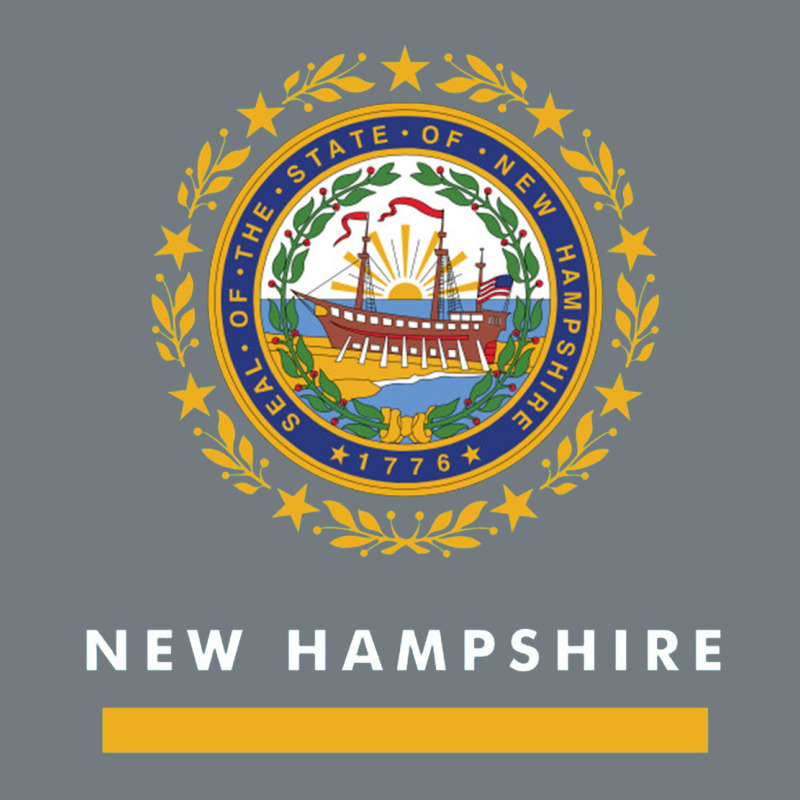 New Hampshire State Flag New Heavyweight Sweatshirt by SnappyArt | Teevron
