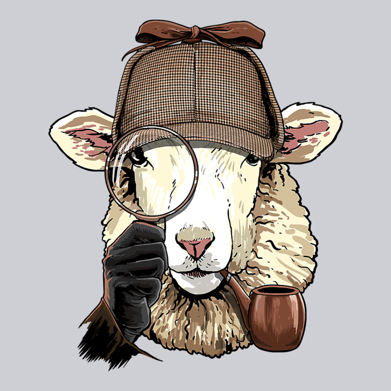 Detective Sheep Lamb Spy Investigator Farmer Sheep Lover 53 Heavyweight Sweatshirt by ArtMosaic | Teevron