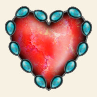 Gemstone Red Heart Vintage Tee | Teevron