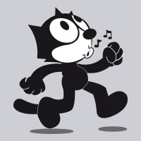Felix The Cat Whistling Heavyweight Sweatshirt | Teevron