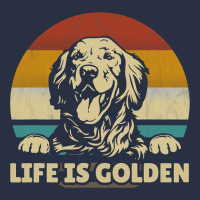 Golden Retriever Dog Life Is Golden Retro Vintage Heavyweight Sweatshirt | Teevron
