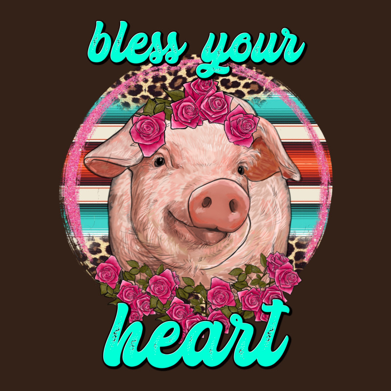 Bless Your Heart Pig Heavy Core Tee by RanaPortraitStore | Teevron