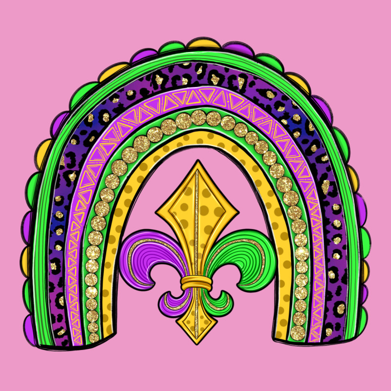 Mardi Gras Fleur De Lis Rainbow Urban Hoodie by JahusDesignShop | Teevron