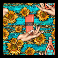 Hand Cream Nail Polish Remover And Sunflowers With Leopard And Glitter Long Sleeve Tee | Teevron