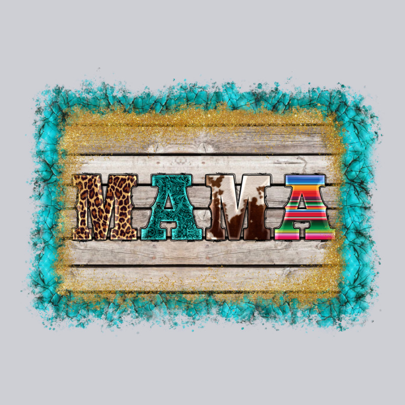 Western Turquoise's Mama Background Heavyweight Sweatshirt by BarkalooDesign | Teevron
