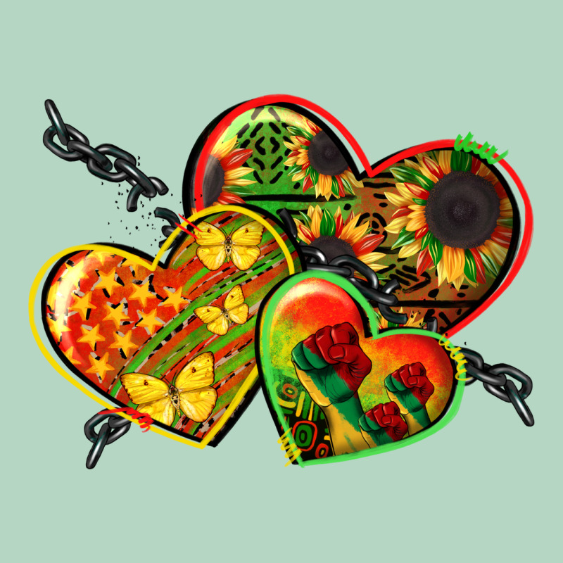 Juneteenth Hearts Classic Tee by CowGirlArtShop | Teevron