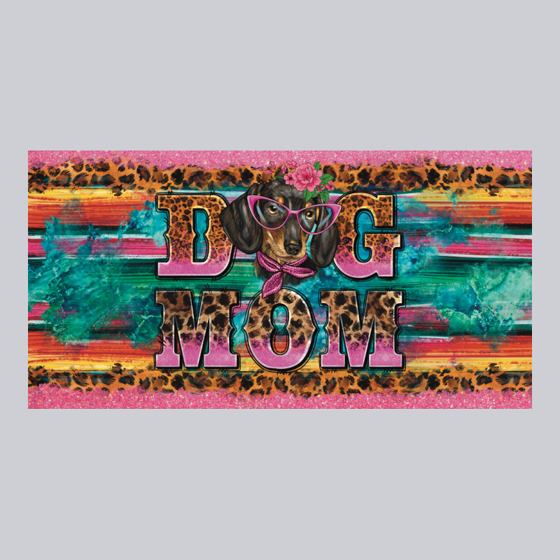 Dog Mom Danchshund  License Plate Template Heavyweight Sweatshirt by BarkalooDesign | Teevron