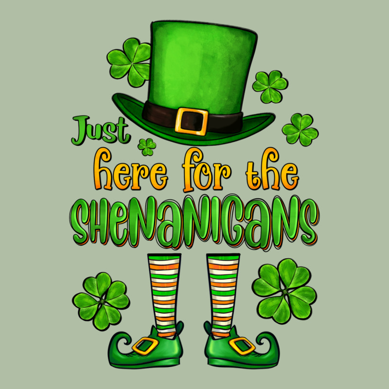 Just Here For The Shenanigans St. Patrick's Urban Heavy Tee by OliviaCreatesArt | Teevron