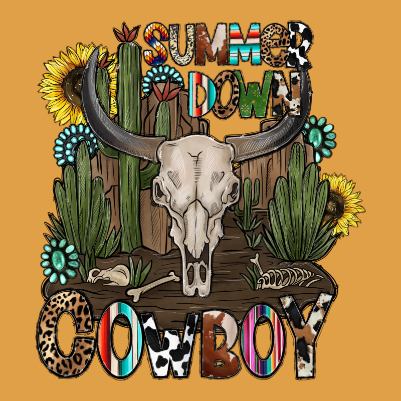 Summer Down Cowboy Premium Hoodie by CowhideDigitalArt | Teevron