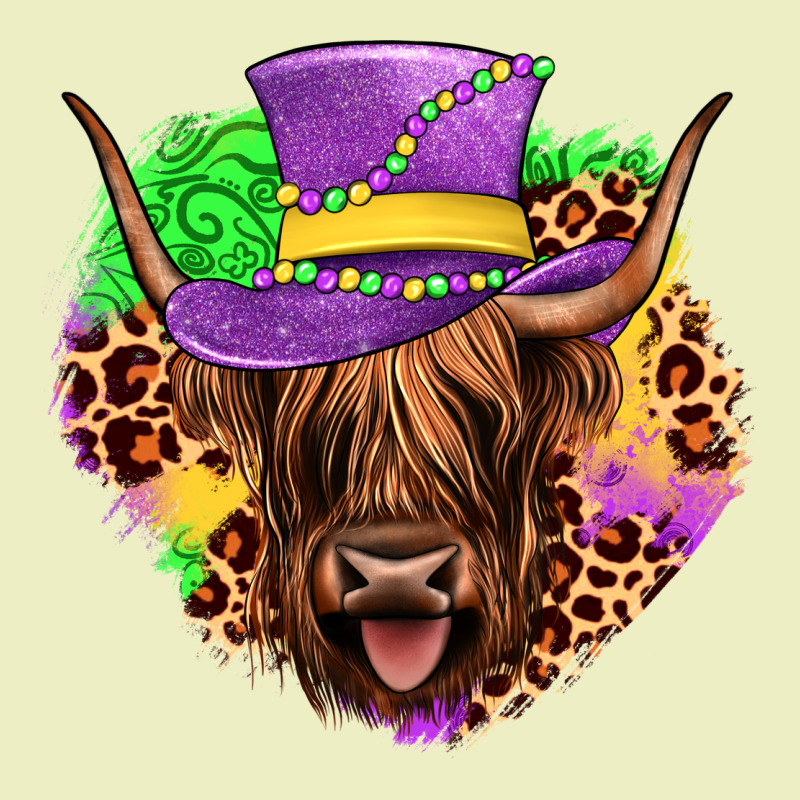 Highland Cow Mardi Gras Urban Hoodie by JahusDesignShop | Teevron