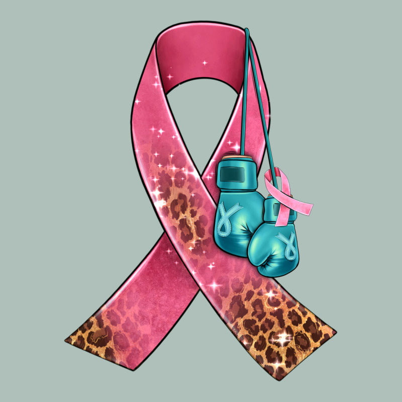 Cancer Ribbon And Boxing Gloves Heavyweight Hoodie by AdoDesignShop | Teevron