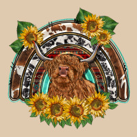 Scottish Calf Sunflowers Rainbow Heavyweight Sweatshirt | Teevron