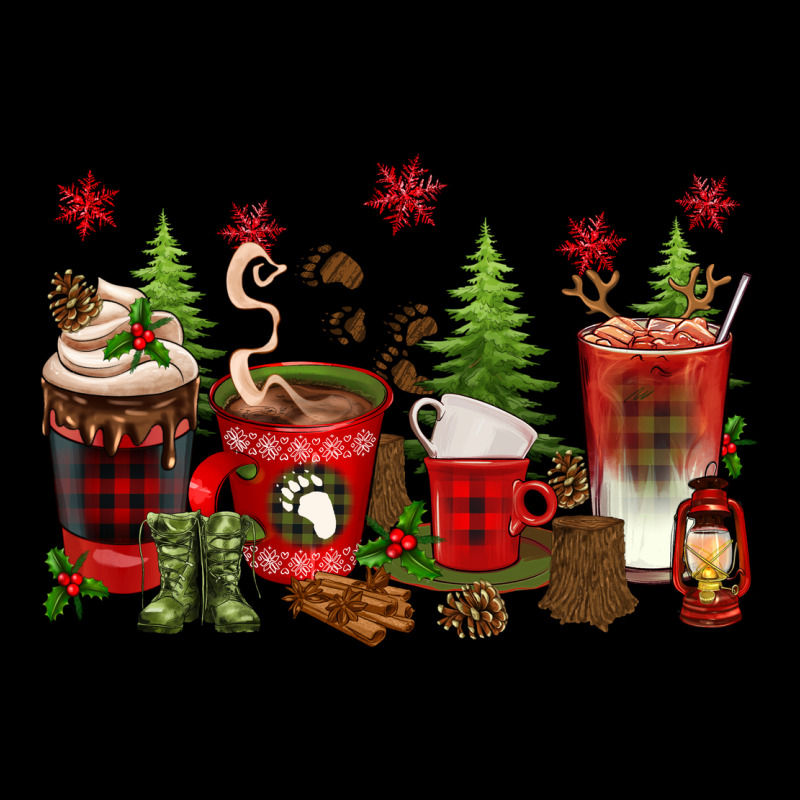 Christmas Coffee Cups Heavy Core Tee by texasbilliewilder | Teevron