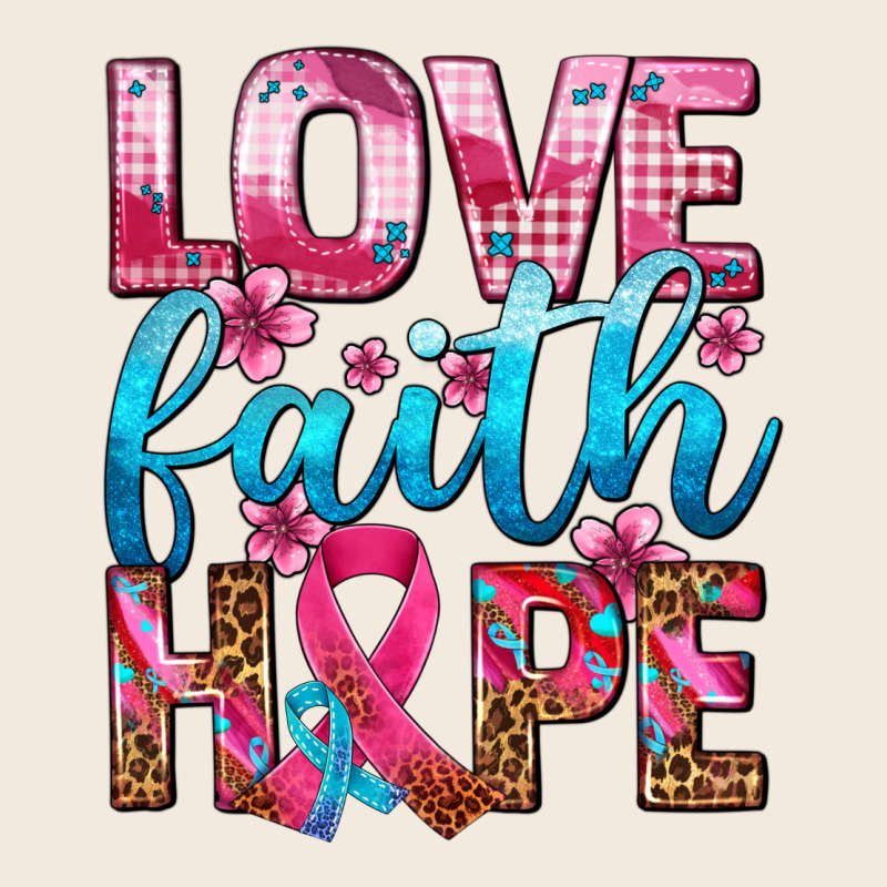 Love Faith Hope With Cancer Ribbon  Ado Zipper Hoodie by AdoDesignShop | Teevron