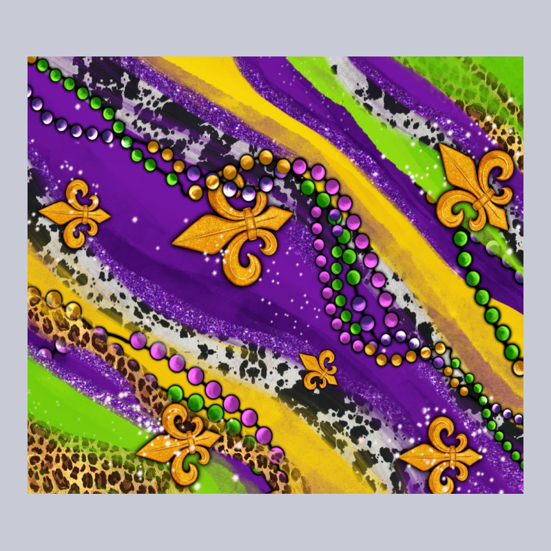 Mardi Gras Fleur Delis Leopard And Cowhide Heavyweight Hoodie by AdoDesignShop | Teevron
