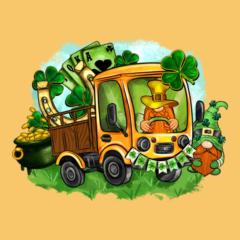Truck Saint Patricks Day Vintage Hoodie by FaDigitalArtStudio | Teevron