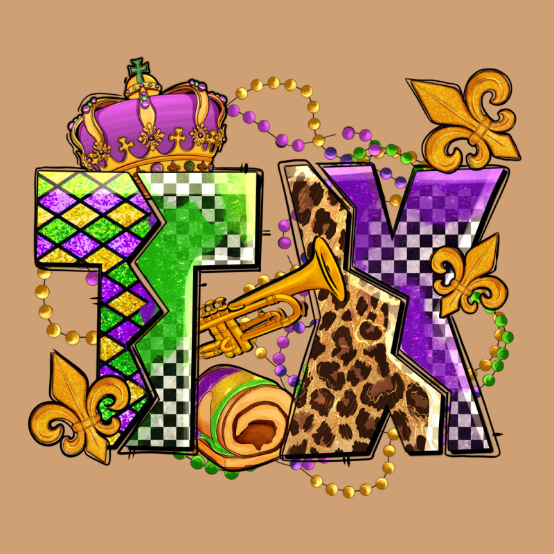 Texas Mardi Gras Olivia Vintage Tee by OliviaCreatesArt | Teevron
