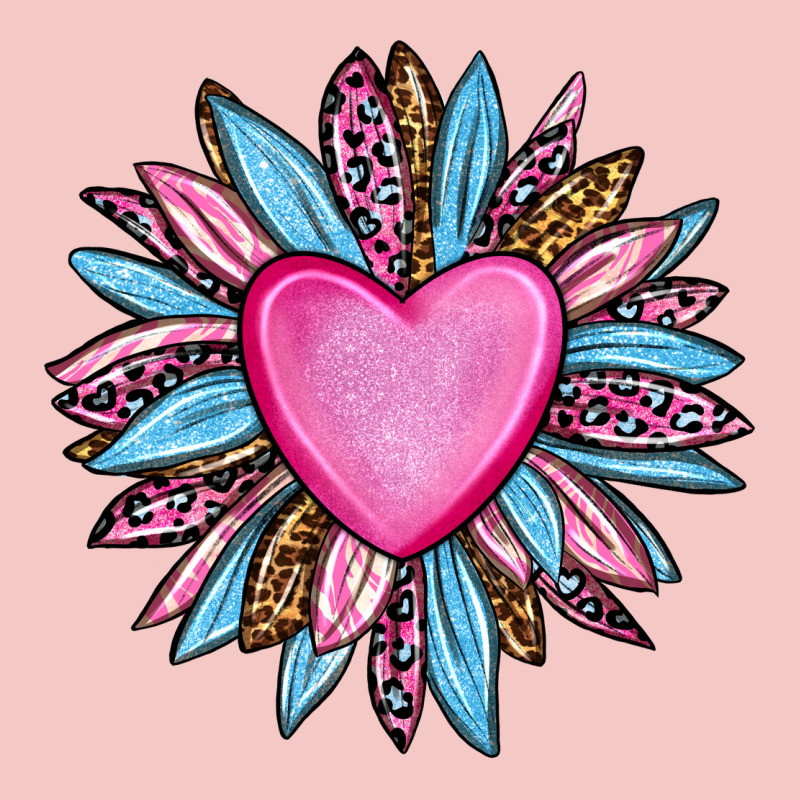 Valentine's Day Sunflower Olivia Urban Heavy Tee by OliviaCreatesArt | Teevron