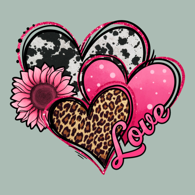 Valentines Day Western Hearts And Sunflower Classic Tee by Jasminsmagicworld | Teevron