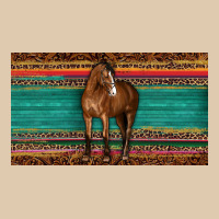 Western Horse Serape Tooled Leather Leopard  Sippy Cup Heavyweight Sweatshirt | Teevron