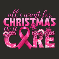 All I Want For Christmas Is A Cure Breast Cancer Heavy Core Tee | Teevron