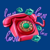 Love Balloons And Pink Valentines Telephone Premium Sweatshirt | Teevron