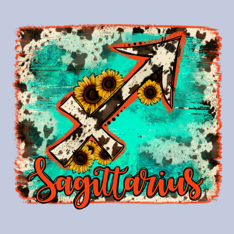 Sagittarius Turquoise Cowhide Long Sleeve Tee by RanaPortraitStore | Teevron