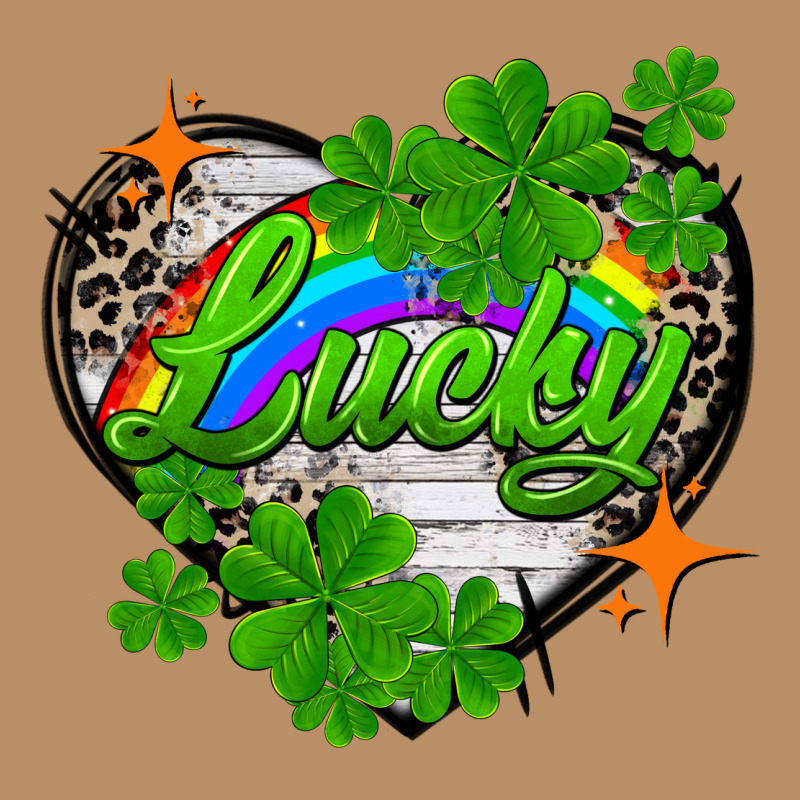 Lucky Heart St. Patricks Day Vintage Hoodie by FaDigitalArtStudio | Teevron