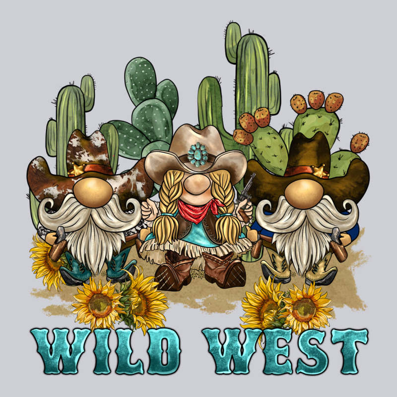Wild West Western Gnome Heavyweight Sweatshirt by BarkalooDesign | Teevron