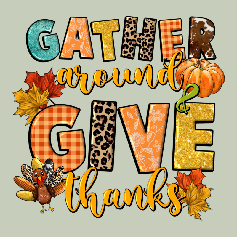Gather Around And Give Thanks Ladies Tee by CowGirlArtShop | Teevron