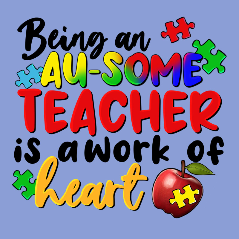Being An Au Some Teacher Is A Work Of The Heart Long Sleeve Tee by FaDigitalArtStudio | Teevron