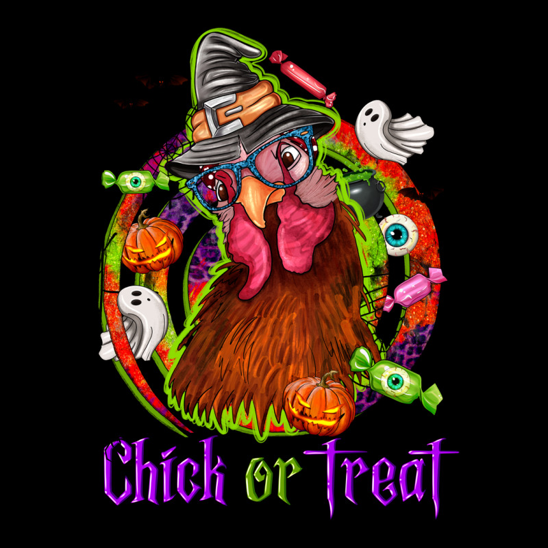 Chick Or Treat Halloween Heavy Core Tee by NancyCooperArtShop | Teevron