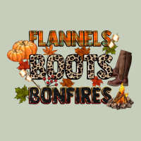 Flannels Boots And Bonfires Ladies Tee | Teevron