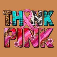 Think Pink Cancer Ribbon Heavyweight Hoodie | Teevron