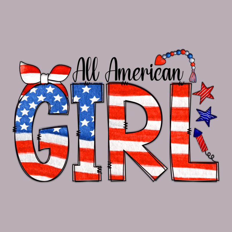 All American Girl Bandana Vintage Tee by CowCowDesign | Teevron