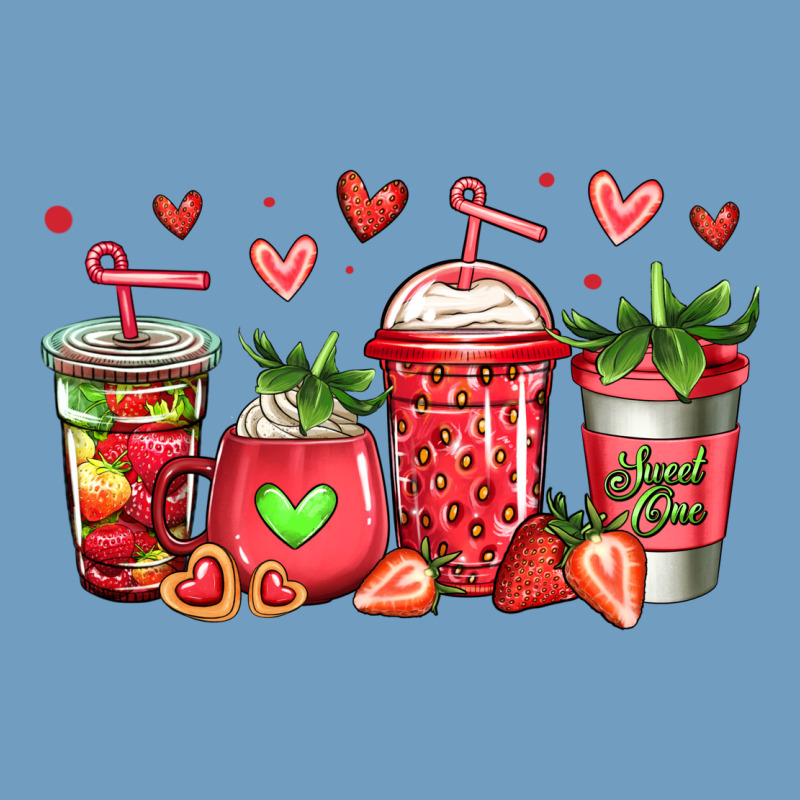 Strawberry Coffee Cups Urban Heavy Tee by Jasminsmagicworld | Teevron