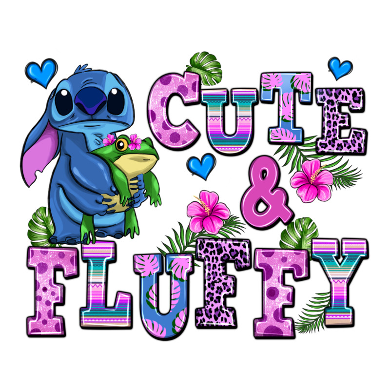 Cute And Fluffy Stitch Zipper Hoodie by AdoDesignShop | Teevron