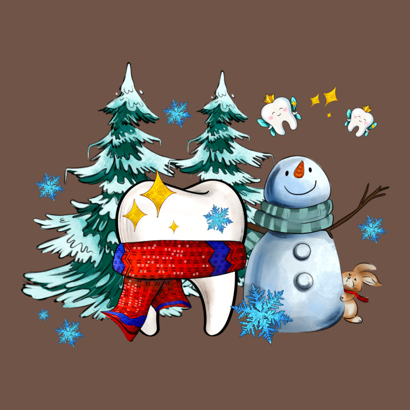 Dental Christmas Teeth And Winter With Snowman Premium Sweatshirt by AdoDesignShop | Teevron