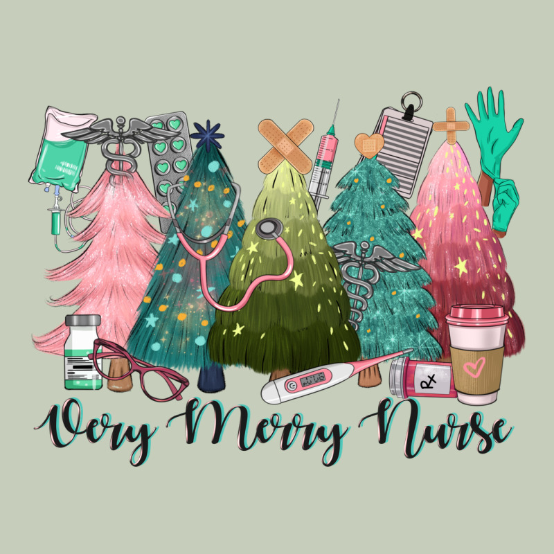 Verry Merry Nurse Ladies Tee by CowGirlArtShop | Teevron