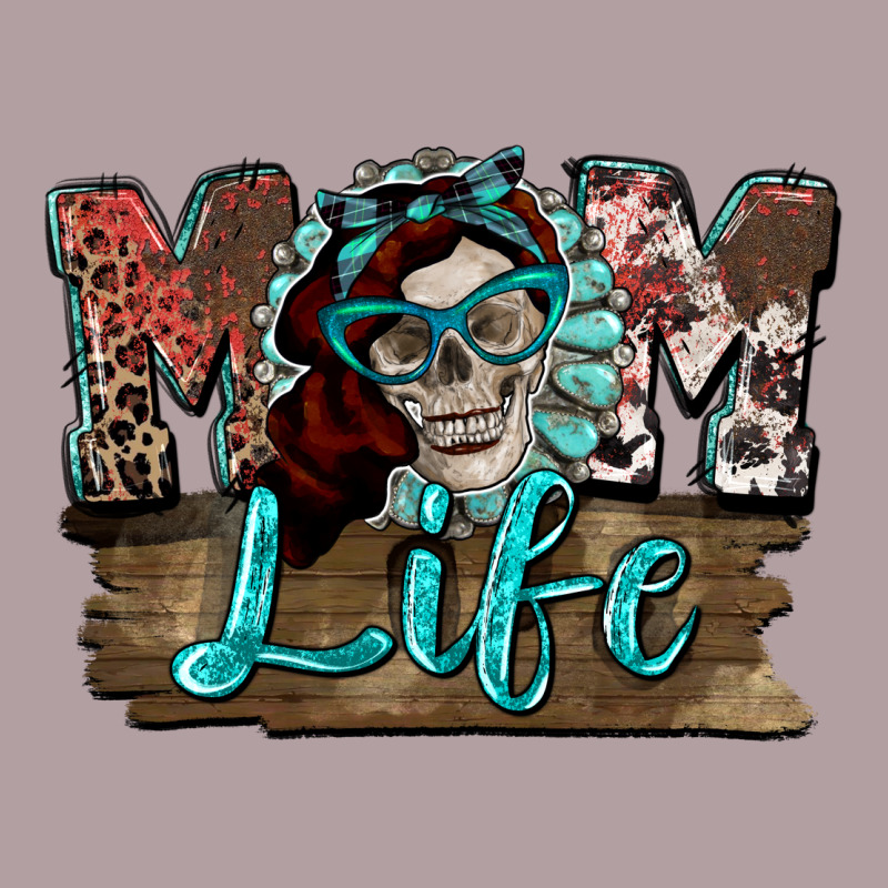 Mom Life Skull Mother's Day Vintage Hoodie by FaDigitalArtStudio | Teevron