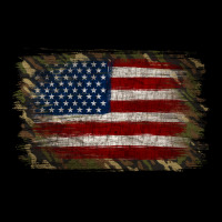 Camouflage Usa Flag Background Premium Tee | Teevron