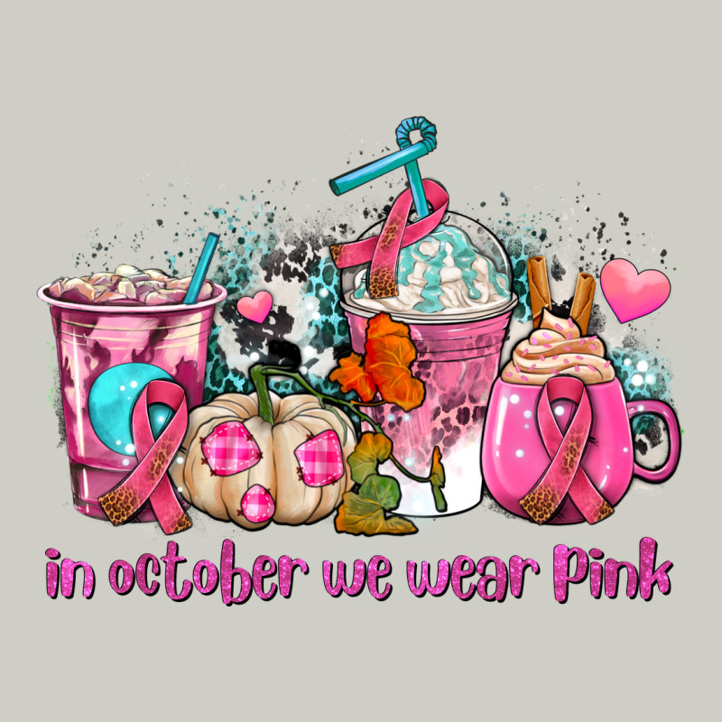 Western Cancer  In October We Wear Pink Coffee Cups With Ribbons Heavyweight Hoodie by AdoDesignShop | Teevron