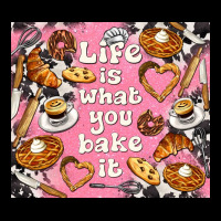 Life Is What You Bake It With Cowhide Premium Tee | Teevron