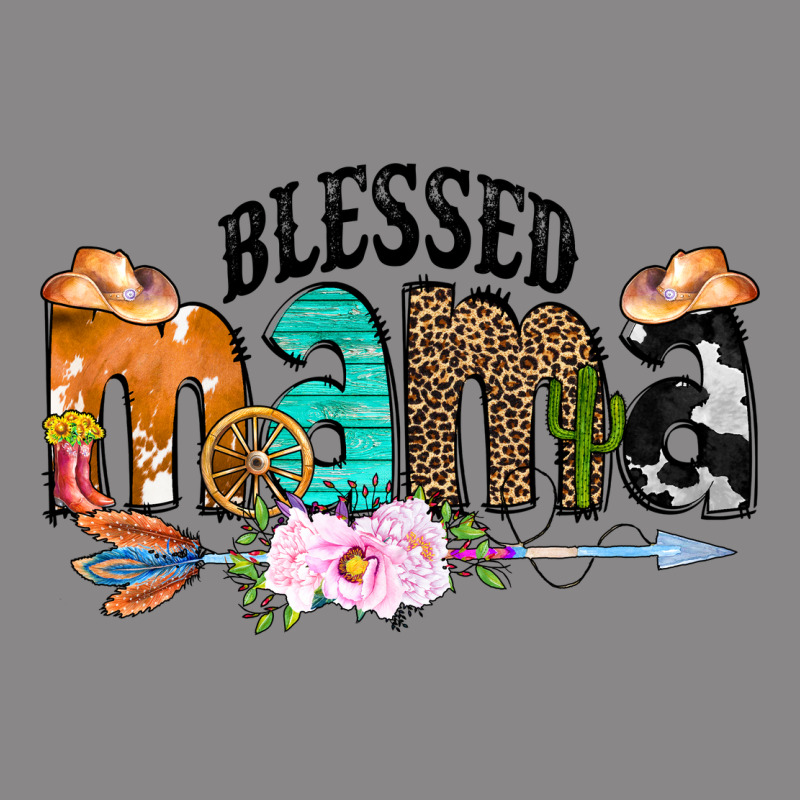 Blessed Mama Vintage Tee by CowCowDesign | Teevron